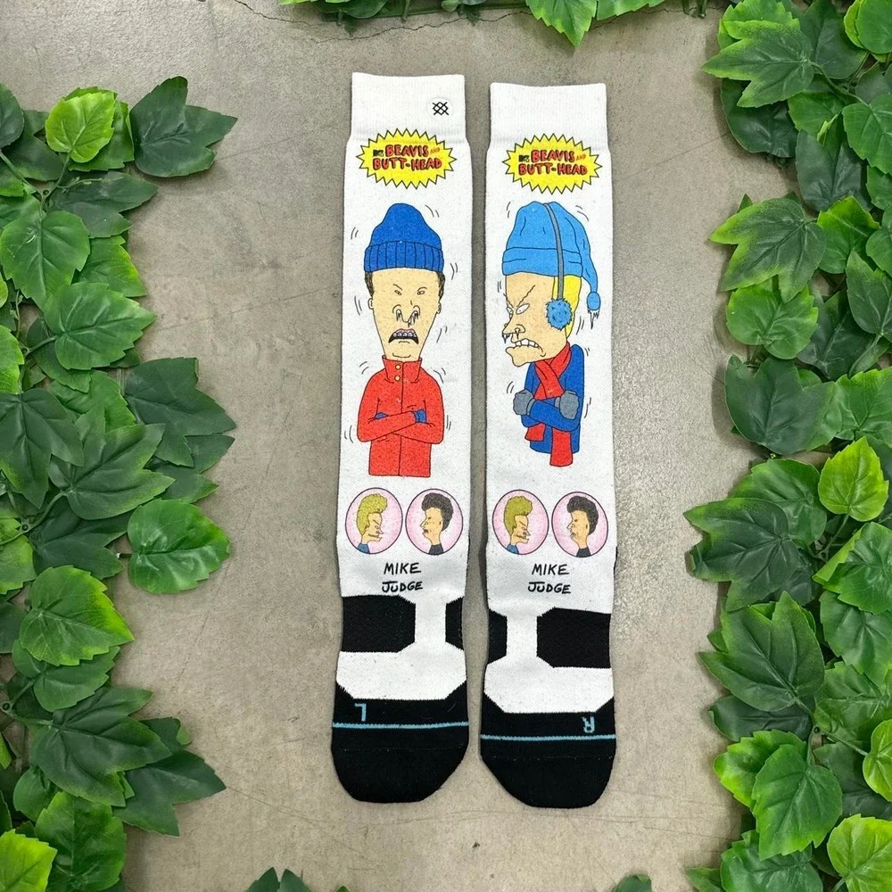 Beavis and Butt-Head Mike Judge Crew Socks